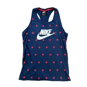 NIKE Women’s Star Print Logo Tank Top Size Medium